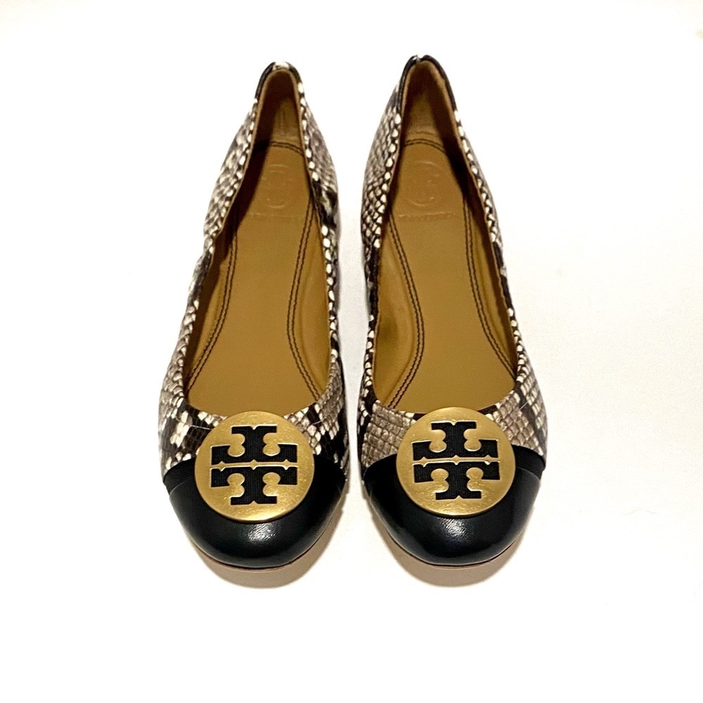 Tory Burch Minnie Toe-Cap Ballerina Shoe Flats NWT